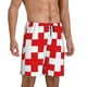 thumbnail image 2 of Fotbe Red Cross 1 Pantalones Cortos de Pijama para Hombre, Ropa de Dormir, Pantalones de Pijama Cortos para Hombre-Small, 2 of 6