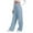 Light Blue, variant on Women's Lined Sweatpants Wide Straight Leg Joggers High Waisted Yoga Workout Pants With Pockets