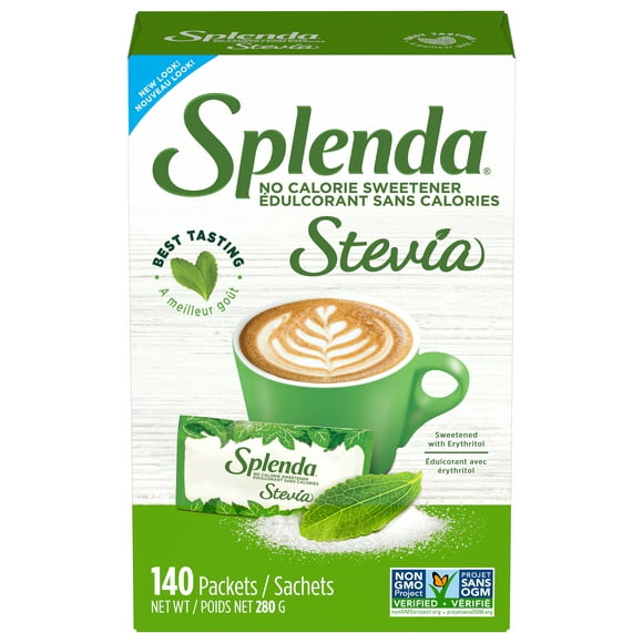 Splenda Stevia No Calorie Sweetener, 140 packets, stevia sweetener