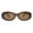 Tortoise (Brown), variant on Womens Sunglasses Wide Oval Shape Retro Fashion UV 400 Tortoise, Brown