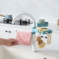thumbnail image 2 of XunW Double-Layer Kitchen Faucet Rack Sink Rag Drain Rack Sink Storage Rack, 2 of 11