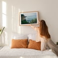 thumbnail image 2 of Through the Cliffs - La Jolla California Photography Oak Framed Wall Art Print 24 x 36 inches, 2 of 6