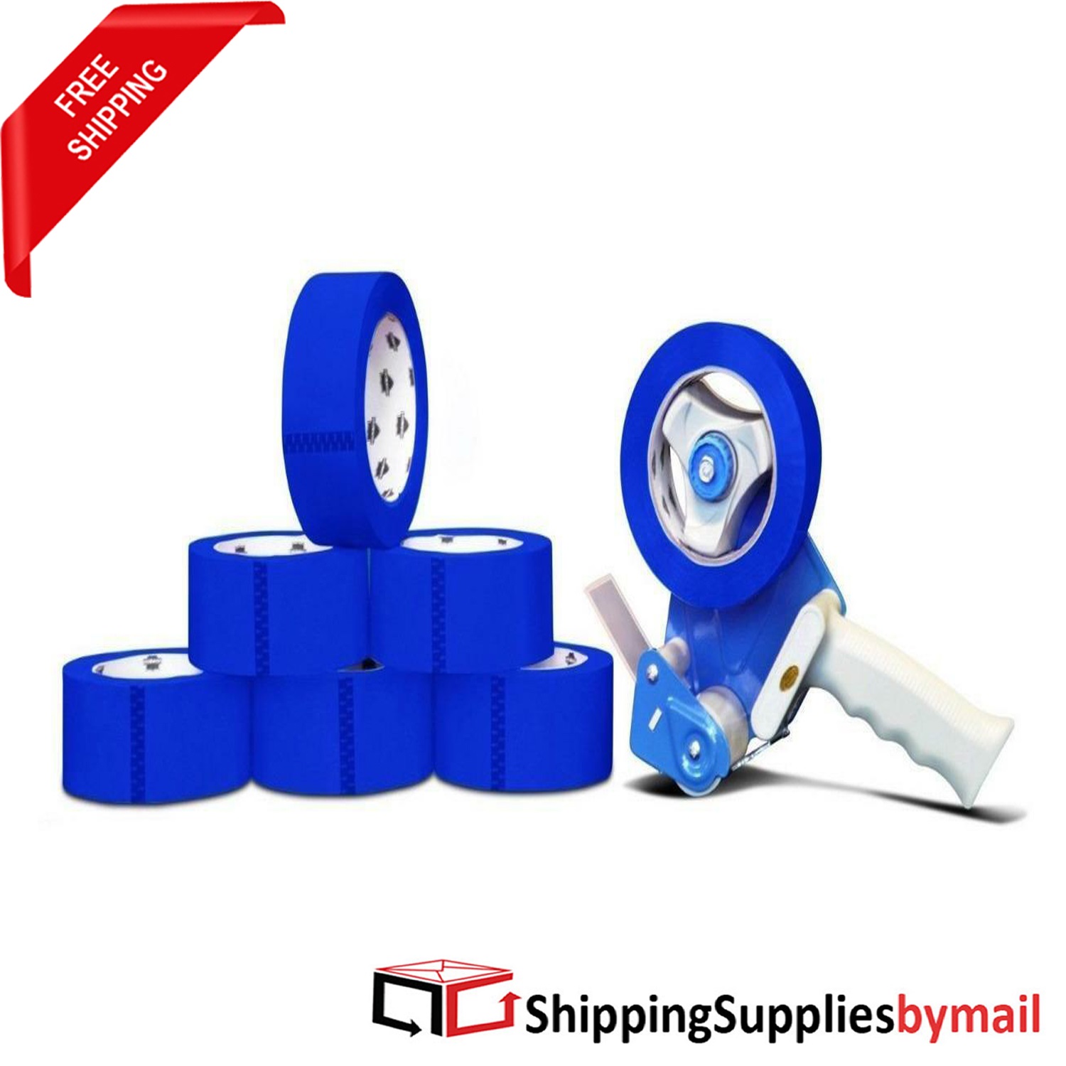 Blue Color Packing Acrylic Tape 3" x 55 Yards (165') Carton Sealing