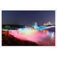 thumbnail image 2 of Niagara Falls Lit at Night by Colorful Lights, Framed Art Print Wall Art by Songquan Deng Sold by Art.Com, 2 of 6