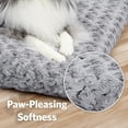thumbnail image 5 of MidWest Quiet Time Dog Bed & Crate Mat, Deluxe Ombre Swirl, 42", Gray, 5 of 6