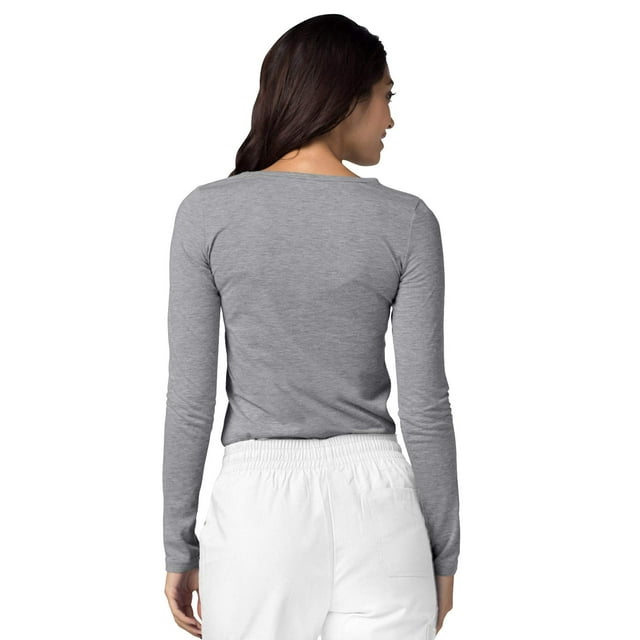 Adar sous-Couches pour Femmes Multicolores, Lot de 3 - T-Shirt de sous-Couche à Manches Longues Confortable