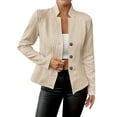 thumbnail image 2 of WCJM Work Shirts for Womens Women Shirts New Button Patterned Small Suit Jacket for formal Wear During The New School Season, 2 of 7