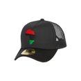 thumbnail image 2 of Pan Africa Continent Patch Black Adjustable Trucker Hat, 2 of 3