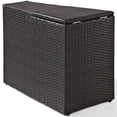 thumbnail image 3 of Crosley Catalina Wicker Patio Arm End Table in Brown, 3 of 6