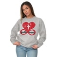 thumbnail image 4 of Faith Hope Love Cross Eternal Life Women Plus Size Crewneck Sweatshirt Brisco Brands 5X, 4 of 5