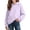 Purple, variant on TQWQT Girls Hoodie Sweatshirt Long Sleeve Pullover Tops Casual Solid Color Hooded Jacket Outerwear Kids Fashion Clothing Fall Winter Spring Oversized Loose Fit Teen Girls Clothes Wine 3-4 Years