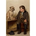 thumbnail image 3 of John George Brown 11x14 Black Modern Framed Museum Art Print Titled - To Confab (1902-03), 3 of 5