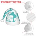 thumbnail image 4 of Bingfone Vintage Floral for Kids Christmas Hat Santa Hat for Boys Girls Teenager for Christmas New Year Xmas Festive Holiday Party Supplies Gifts, 4 of 6