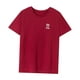 thumbnail image 3 of Camiseta para mujer de verano ligera de recuerdo con cuello redondo para ir de compras femenina Rojo, 3 of 7