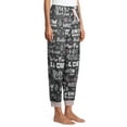 thumbnail image 5 of Secret Treasures Women's Wine Sleep Jogger Pants, 5 of 6