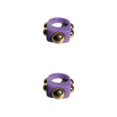 thumbnail image 2 of Youkk Belles Bagues en Or Déclaration pour Femmes à la Mode Bagues Durables pour Femmes Violet 2Set, 2 of 6