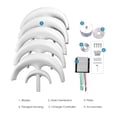 thumbnail image 7 of 1200W Wind Generator with Controller 5 Minitype Lantern Wind Generator Kit Clear Energy Windmill for Home Highways Boats, 7 of 7