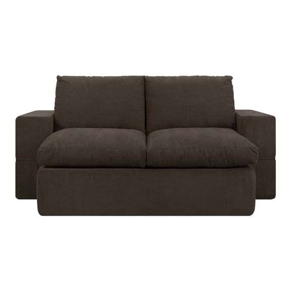 Sofá Cama Housy Manhattan Plegable Comprimido Individual Café