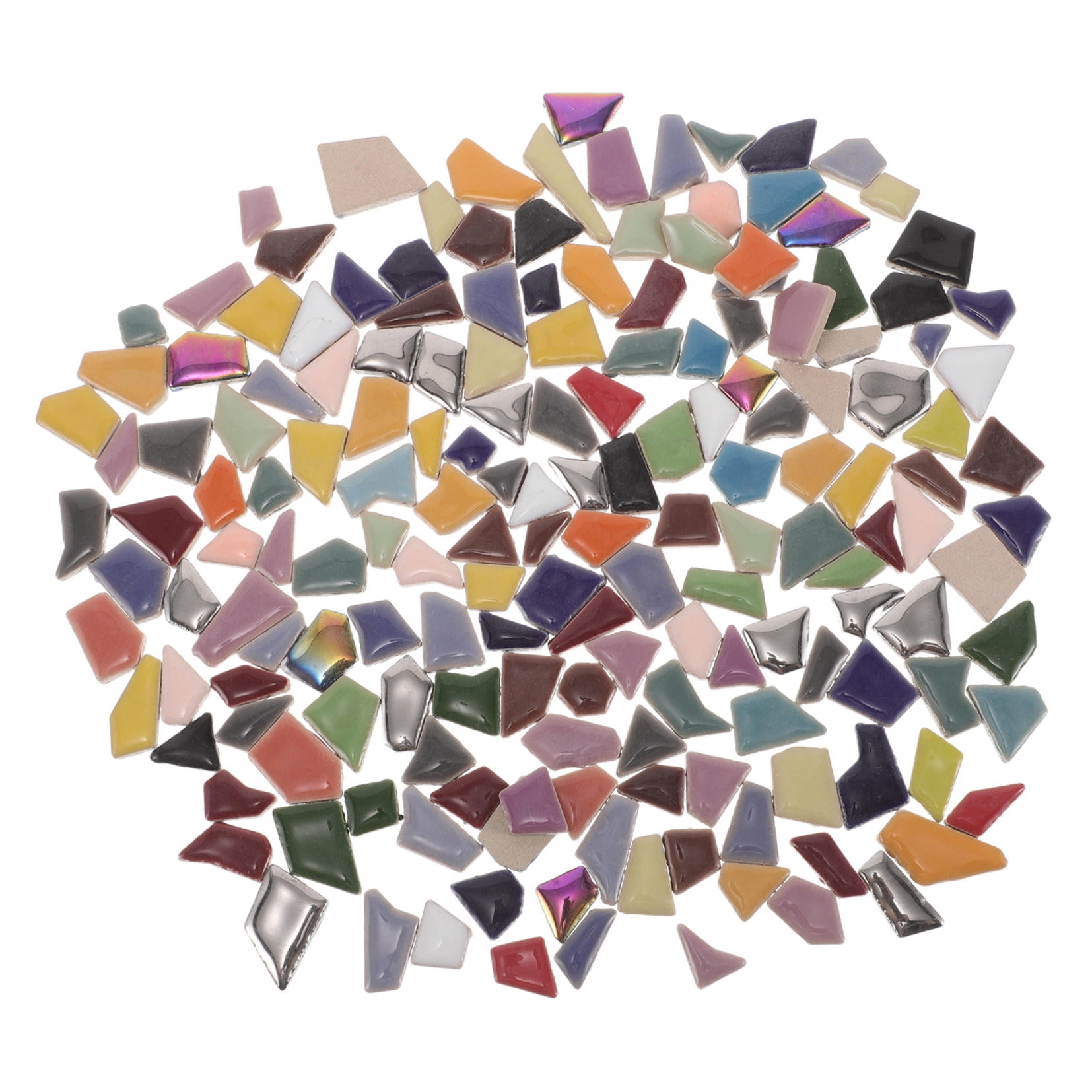 FRCOLOR 1 Set Mosaic Crafts Making Supplies Ceramic Tile Ceramic Irregular Mosaic Tiles Craft Making Irregular Ceramic Tiles Diy Supplies Craft Making Broken Tiles