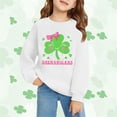 thumbnail image 4 of Mercatoo Girls And Boys Round Neck Sweatshirts Spring And Autumn St. Day Middle And Large Children's Sweatshirts Retro Personality 2D Printing Children's Casual Sweatshirt, 4 of 6