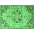 thumbnail image 1 of Ahgly Company Indoor Rectangle Persian Emerald Green Traditional Area Rugs, 8' x 10', 1 of 4
