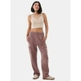 thumbnail image 2 of No Boundaries Cargo Fleece Joggers, 30'' Inseam, Women’s and Women’s Plus, 2 of 5