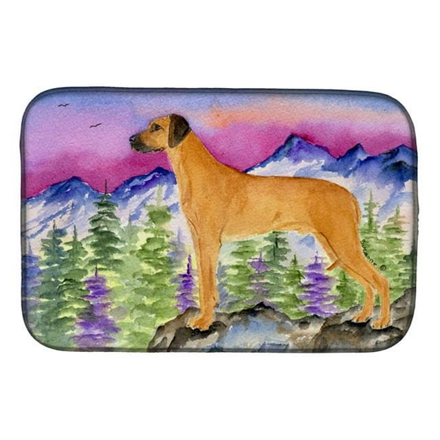 Carolines Treasures SS8327DDM Rhodesian Ridgeback Dish Drying Mat
