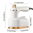 thumbnail image 2 of Travel Iron Portable 2-in-1 Steamer and Dry Iron, 1000W Fast Heating in 5 Seconds, Mini Clothes Iron with Foldable Handle, Compact for Home Business Trips, Dual Voltage Safe Auto Shut Off, 2 of 9