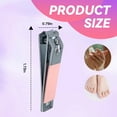 thumbnail image 2 of FACEGA 6Pcs Nail Clippers for Women,Stainless Steel Fingernail Clipper,Arc Blade Soft Hold Toenail Clippers,Mix1, 2 of 7