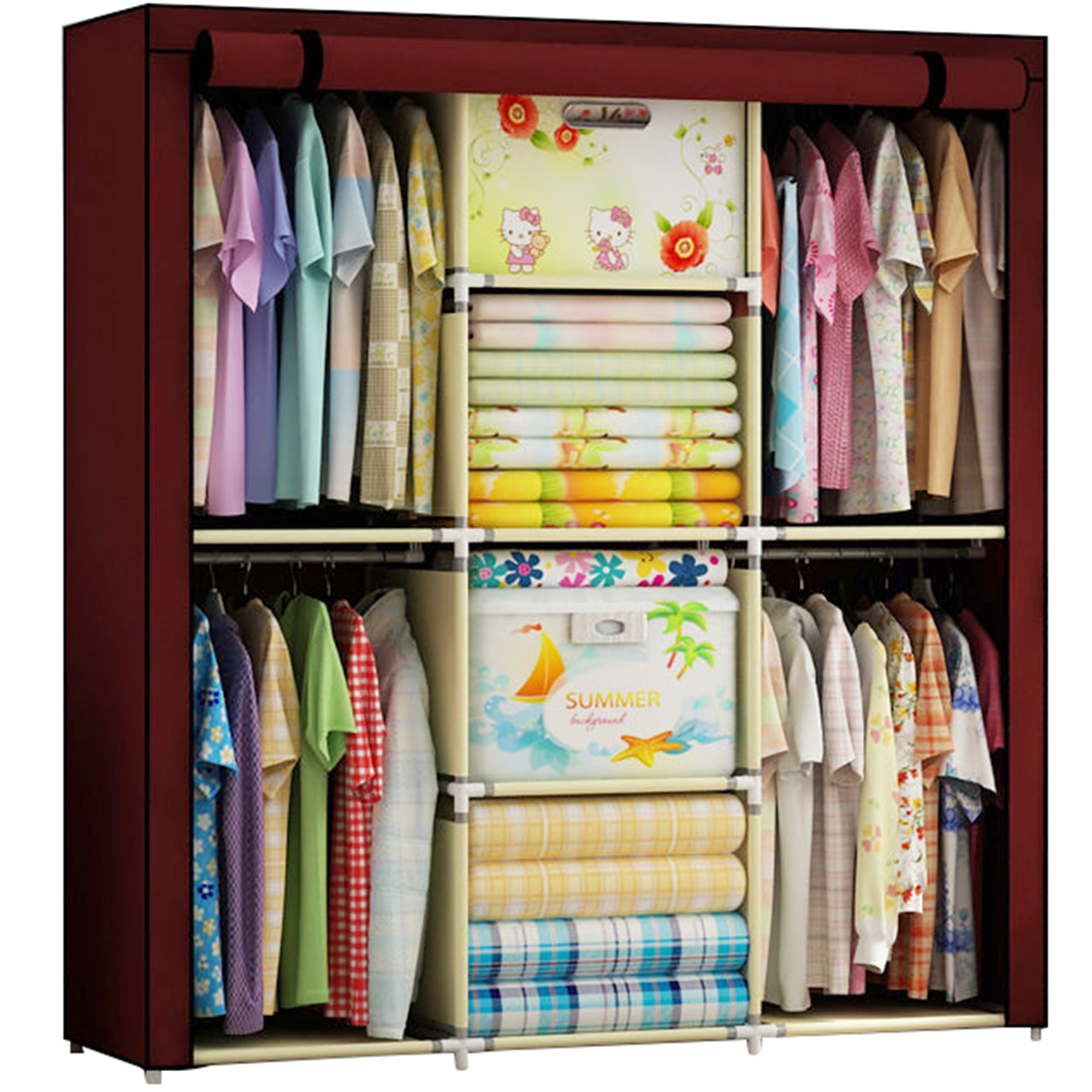 TINTON LIFE Bedroom Clothes Storage Organizers Shelves ...