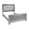 thumbnail image 6 of New Classic Furniture Contemporary Solid Wood 5/0 Q Bed in Silver, 6 of 6