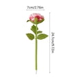 thumbnail image 4 of School_Supplies Under $1 dollars!Ballpoint Pens, 1ML Fake Flower Pen Bouquet Artificial Gel Ink Pen Black Fine Point Ballpoint Cute Stationery for WomenJournaling Office Desk Decoration, Purple, 4 of 8