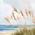 thumbnail image 2 of Isabelle Z 15x15 White Modern Wood Framed Museum Art Print Titled - Beach Pampas, 2 of 4
