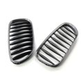 thumbnail image 4 of 2 piezas de rejilla de riñón delantera marco ABS estilo automático rejilla central exterior rejilla de parachoques apto para BMW Z4 E85 E86 2003-2008 Soledad Rejillas delanteras del riñón, 4 of 5
