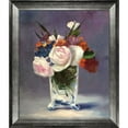 thumbnail image 2 of La Pastiche  Edouard Manet Flowers in a Crystal Vase Hand Painted Framed Canvas Art, 2 of 2