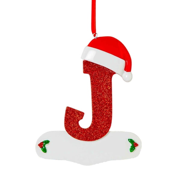 Personalized Christmas 26 Letter Ornaments Personalized Christmas 