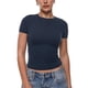 thumbnail image 1 of Remera INLYRIC Inbarely de Manga Ultra Corta Ajustada Azul XS, 1 of 7