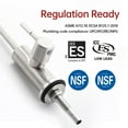 thumbnail image 5 of SUMERAIN Stainless Steel Drinking Water Faucet for Kitchen Sink, Lead-Free Purified Water Filter Faucet Brushed Nickel Finish, 5 of 11