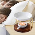 thumbnail image 2 of facefd Oil Burner Aroma Oil Warmer Diffuser Dining Room Scented Wax Melt Burner, 2 of 9