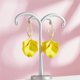 thumbnail image 1 of 1 par (amarillo) Pendientes colgantes de pétalos de rosa Pendientes largos de flores de rosas en niveles Bohemio Acrílico Declaración romántica Pendientes florales exagerados Día de San Valentín Sincero Electrónica, 1 of 5