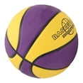 thumbnail image 4 of Rubber Basketball Durable Soft Touch Easy To Grip Youth Purple Yellow, 4 of 7