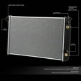 thumbnail image 2 of Nuvision for 82-92 Chevy Camaro/P30/GMC P3500 AT Aluminum Core Cooling Radiator DPI 951, 2 of 6