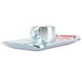 thumbnail image 1 of Trailer Jack Base, Increase Parking Stability Trailer Jack Foot Steel with Pin Base for A Frame Boat RV, 1 of 7