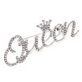 thumbnail image 4 of Tnobhg Fashion Rhinestone Queen Letter Brooch Pins for Women Luxury Crown Corsage Party Wedding Gifts Clothing Accessories, 4 of 7