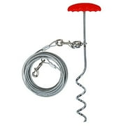 Petmate 3439815 15' Tie-Out With 16" Stake