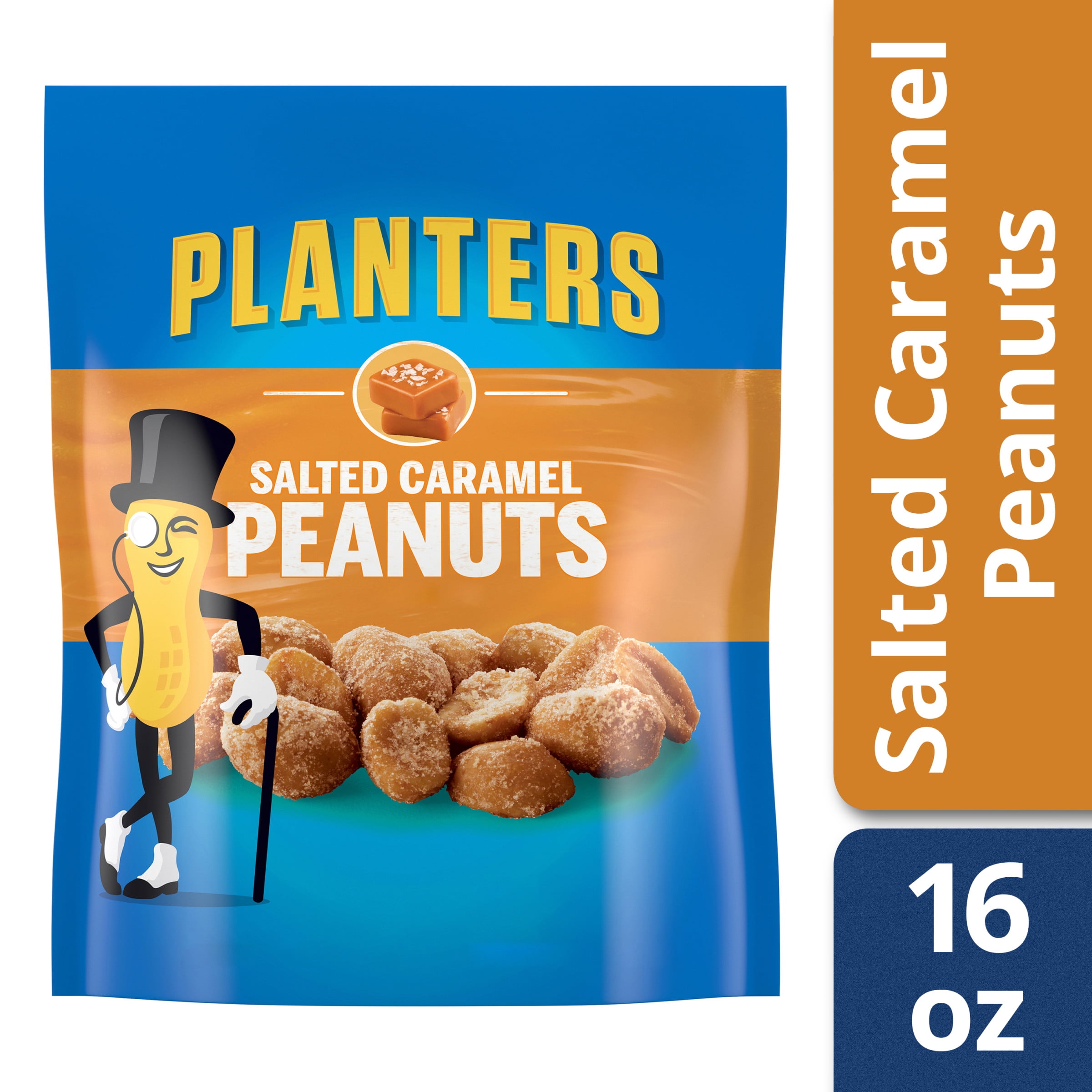 Planters Salted Caramel Peanuts, 16.0 oz Bag