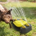 thumbnail image 4 of DOLITY Dog Water Step On Press Dispenser Waterer Sprinkling Toys Small Medium Large Dogs Pet Drinking Grey Yellow, 4 of 9