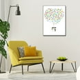 thumbnail image 1 of Creative Signature Book, Signature Book Decor Personalize Hanging DIY Guestbook, Cartoon Fingerprint Tree, Birthday Decor For Wedding, 1 of 8
