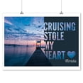 thumbnail image 2 of Florida, Cruising Stole My Heart, Dock and Marina at Sunset (9x12 Wall Art Print, Home Decor), 2 of 3