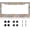 Artistic Floral, variant on Cute Little Dancing Ghosts Design License Plate Frame, Car Tag Holder, Aluminum Metal, 12 x 6 Inch, Fits Standard US Plates, Rust-Proof, Waterproof